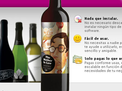 Maridaje Digital design ui website wine