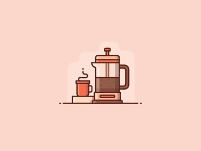 Coffee beverage coffee drink icon illustration illustrations