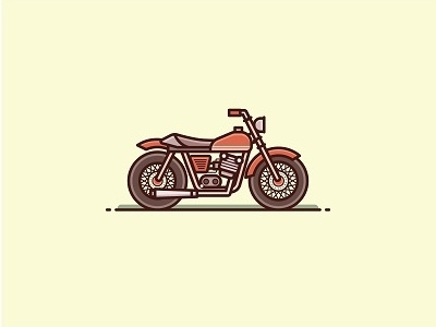 Motorcycle bike illustration illustrations logo motorcycle transportation vector