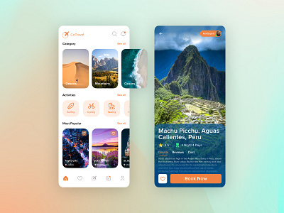 Homepage - Travel App