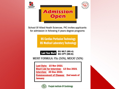 Poster for New Admissions