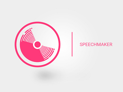 Speechmaker : Logo design logo music photoshop pink sound speechmaker