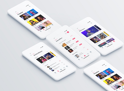 Music Player App app uidesign uxdesign