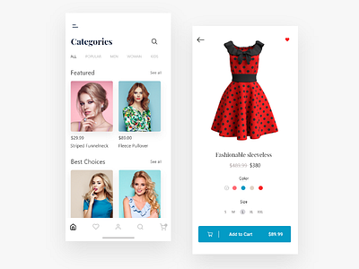 E- commerce UI