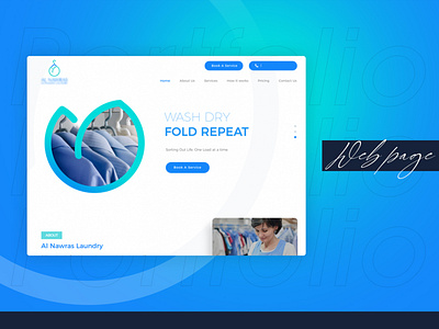 Webapge 2021 blue creative design illustration simple ui webpage