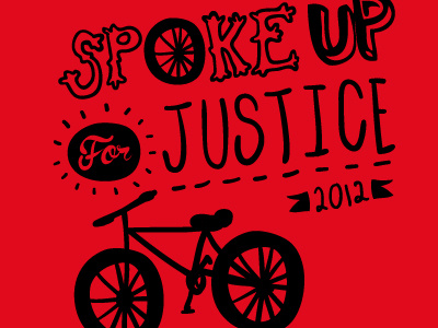 Spoke Up For Justice bicycle bike charity cycle justice spoke