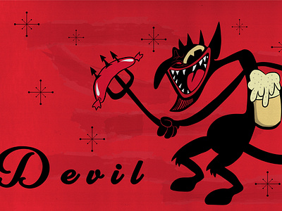 "Devil" Mascot