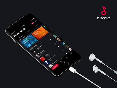 Discovr Music App app app design discover discovery music music app research ui ui design ui ux ux