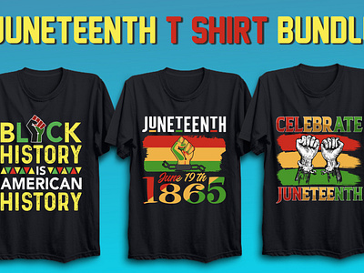 Juneteenth T-shirt design / print template