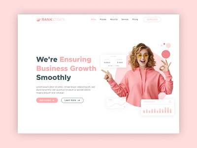 Website Design : Finance technology landing page ( UI/UX ) business landing page figma home page landing page ui ui design uiux ux website website design