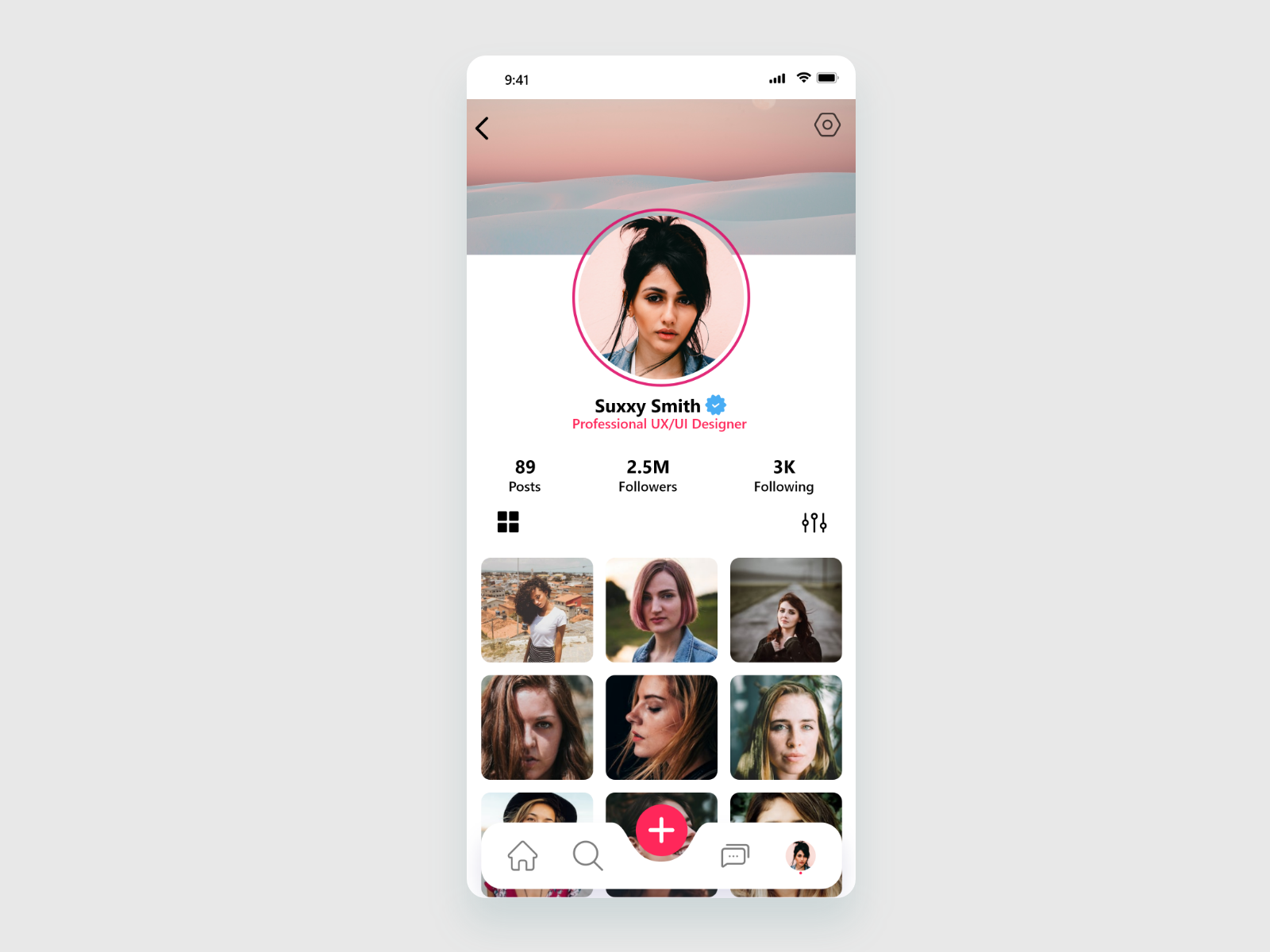 User Profile UI design by Amoo Emmanuel on Dribbble