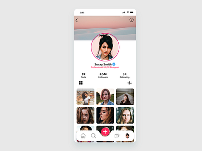 User Profile UI design graphic design illustration ui uidesign uiux ux