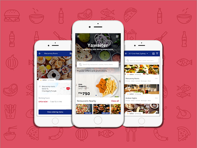 Restaurant app design