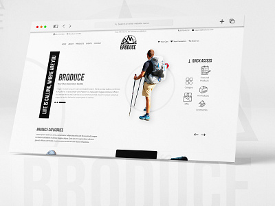 Broduce E-Commerce branding design ecommerce ui ux web design website