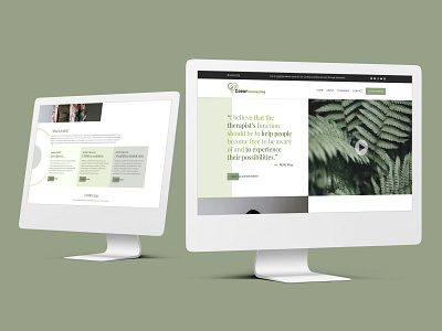 Counselling Personal Website Design branding design simple trendy ui unique ux web design website website design