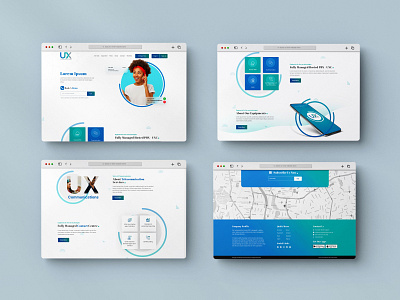 UX Telecommunication Website Design