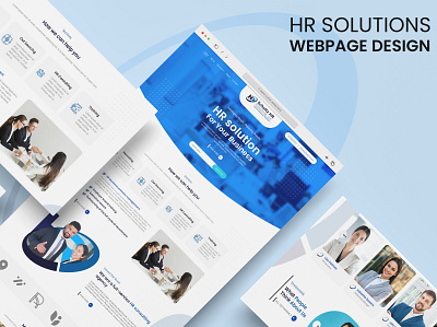 Unique, flat, trendy, modern new HR SOLUTION web design best corporate design flat hr illustration management multipurpose trendy ui unique ux web website website design wordpress