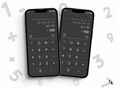 Daily UI 004 - Calculator calculator daily ui dailyui day 01 design ui ux