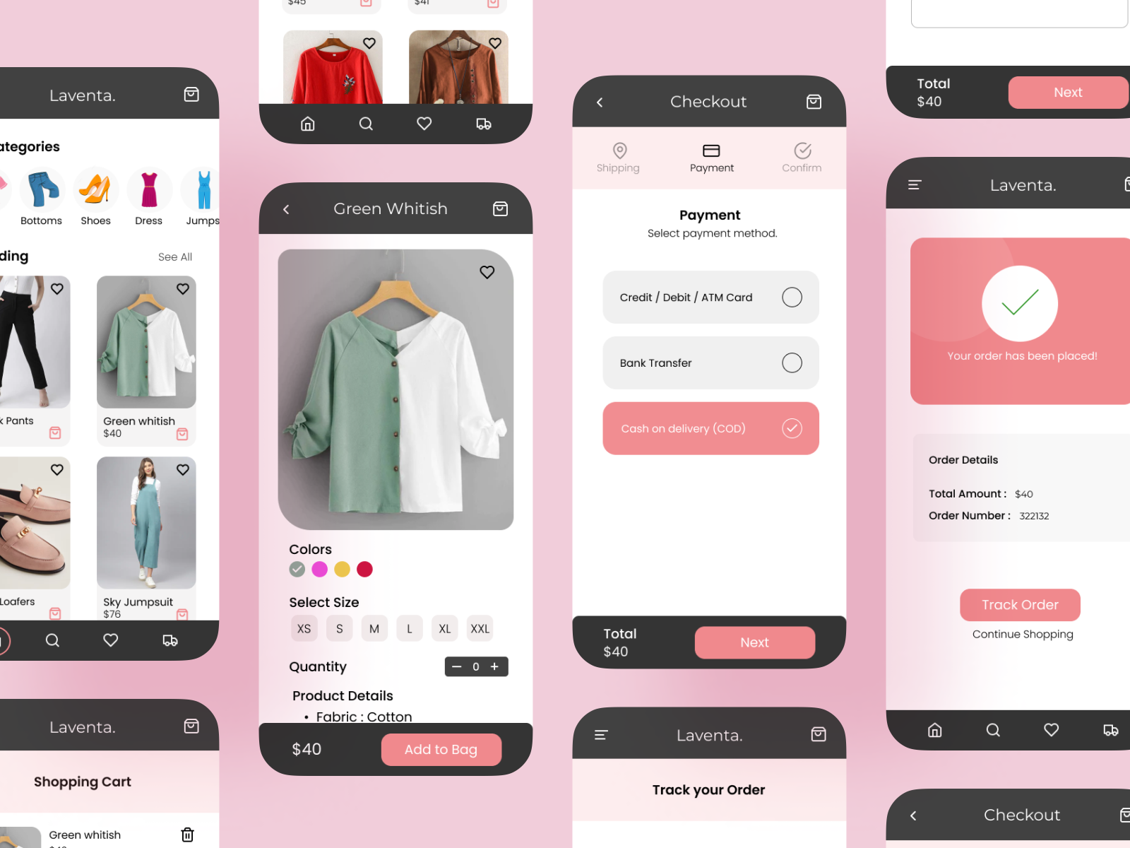 E-commerce - Mobile Website by Arisha Ali on Dribbble