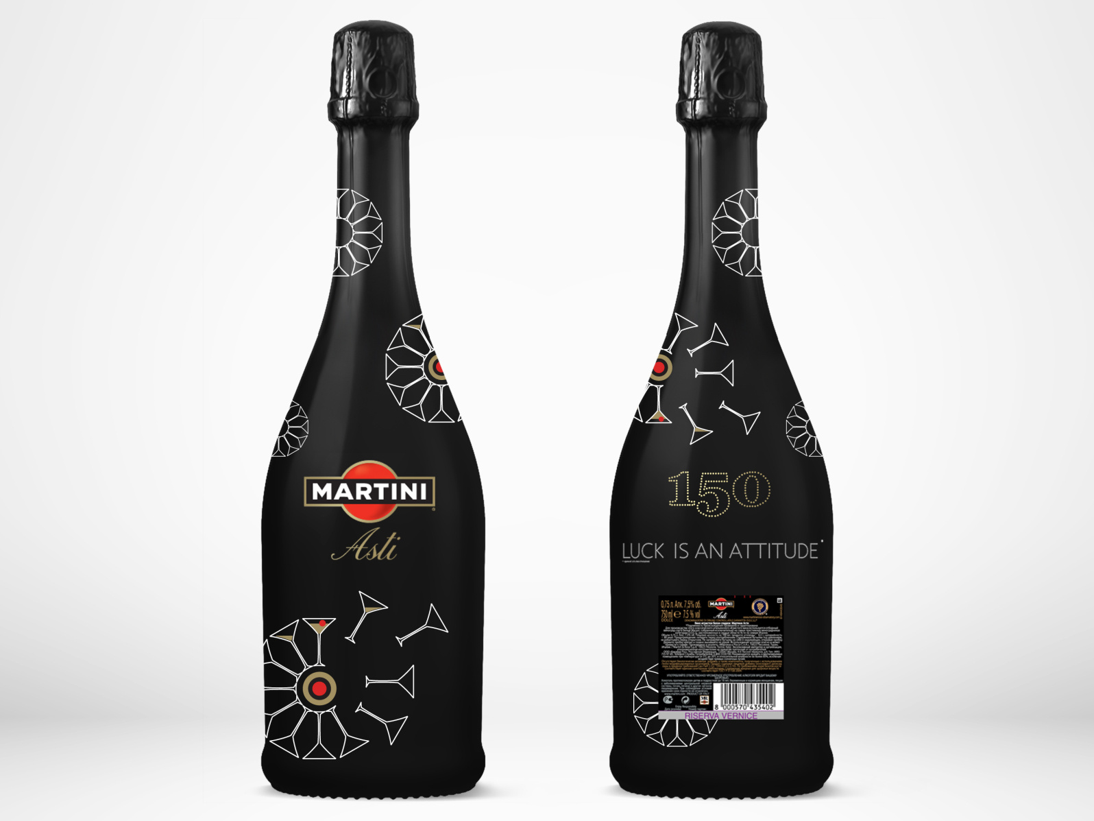 Martini Asti 150th Anniversary package by Egor Anufriev on Dribbble