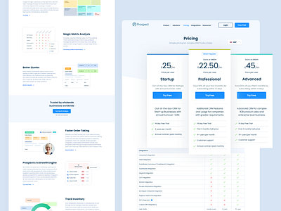 Prospect CRM - Product & Pricing Page