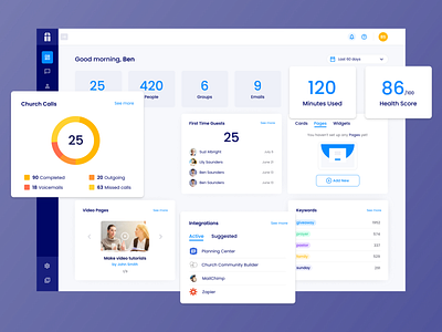 CRM SaaS Dashboard