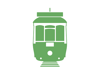 Lisbon Tram green icon lisbon tram