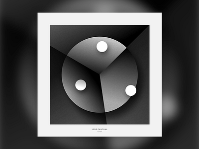 0316 artwork black circles cover kick music pixels playlist three white