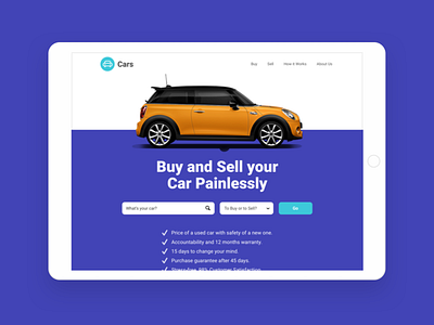 Car Market Redesign cars landing page