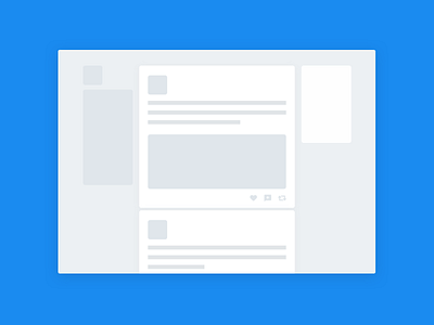 Twitter Timeline blue concept cute redesign timeline twitter ux wireframe