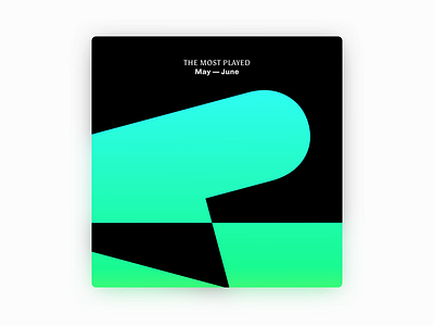 The Most Played May — June 2017 artwork design music playlist