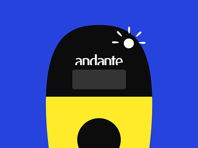 Andante blue concept redesign travel card