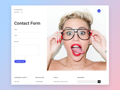 Basic Contact Form Card