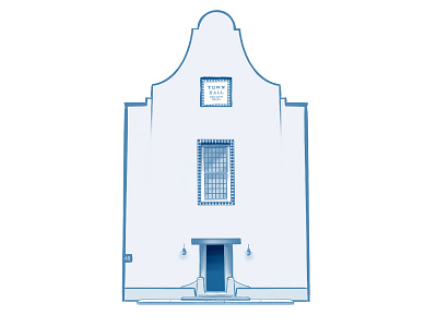 Town Hall Illustration | Rosemary Beach, Florida