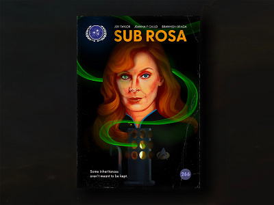 Sub Rosa Book Cover bookcover illustration procreate science fiction