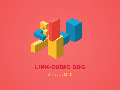 Link Cubic Dog Aimed at 2018 dog year new year transfroum