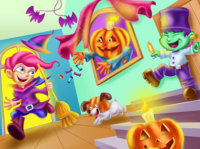 Halloween Party books characterdesign childrensbook illustration kidlit