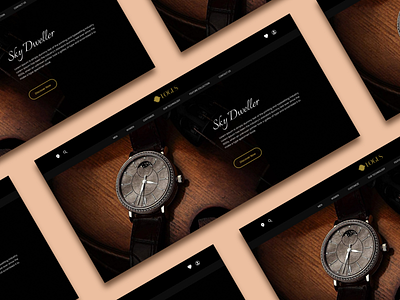 UI Design of a Niche Watch Brand