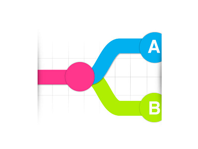 A B Testing analytics graph icon