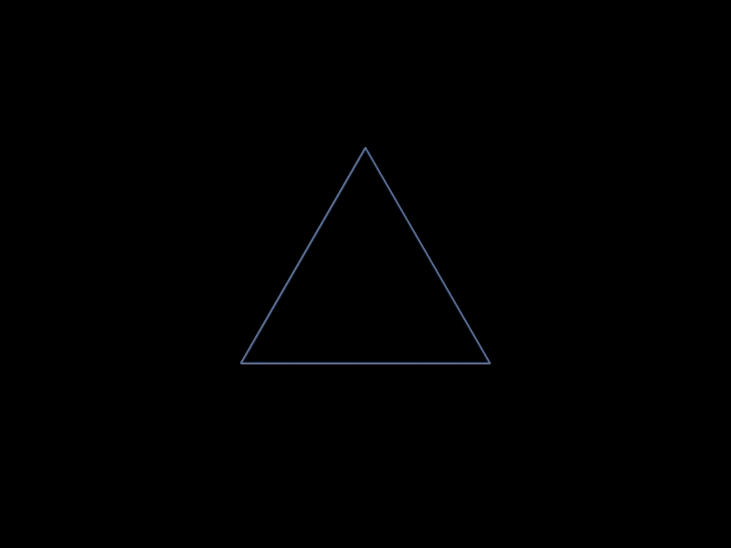 Triangle Experiment ae animation motion shapes triangles