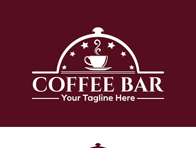 coffee bar coffee shop restaurant logo branding design graphic design illustration logo vector