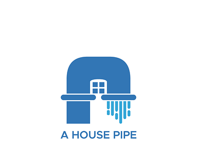 A PIPE HOUSE logo vector graphic element