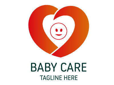 Baby care logo template design