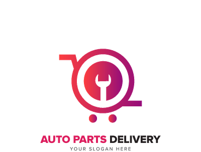 Abstract Auto Parts Delivery Company Logo Design Graphic Elemen design graphic design illustration logo vector
