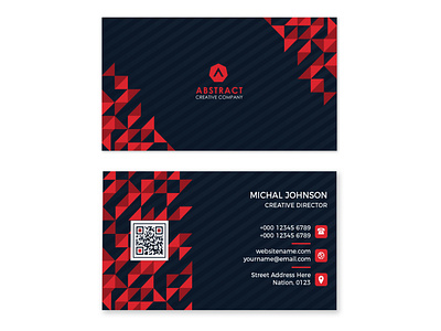 Creative professional business card template