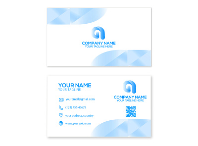 Corporate Stylish Business Card Design branding design graphic design illustration logo vector