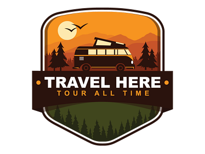 Travel Logo Professional Design design graphic design illustration logo vector