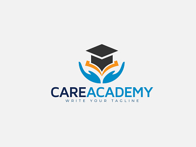 education logo design concept for care