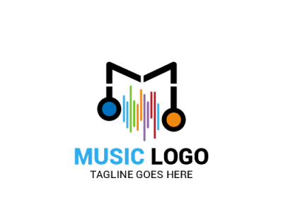Letter M music Logo Alphabet Design, Music Beat Logo Template. branding design graphic design illustration logo vector
