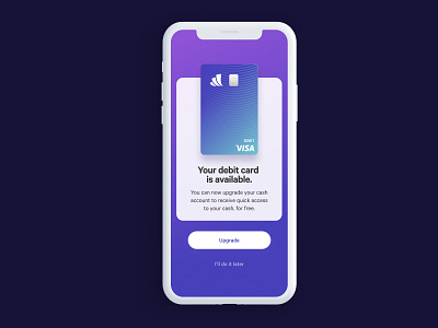 Card Ordering Variation app design branding finance mobile ui